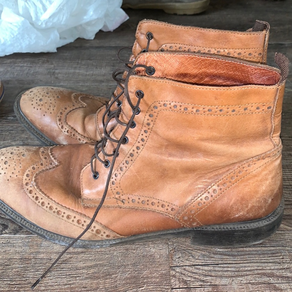 Men’s Stafford leather boots size 11